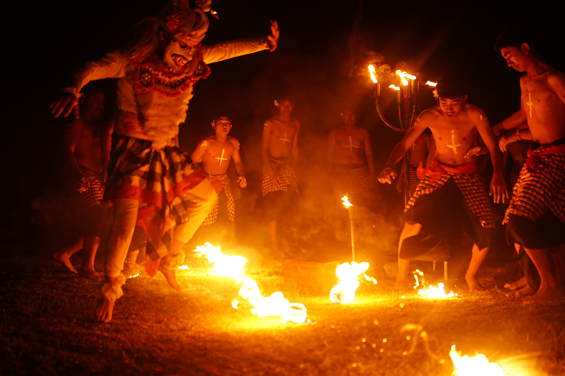Kecak fire dance experience in North Bali